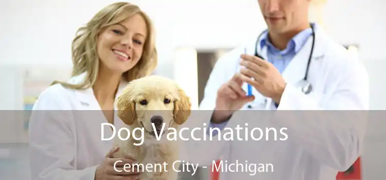 Dog Vaccinations Cement City - Michigan